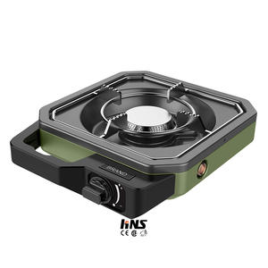 Réchaud de camping pliant à deux brûleurs Réchaud à gaz <span class=keywords><strong>propane</strong></span> portable Réchaud de camp haute performance avec certification CE - Product Image 2