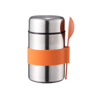 Stainless Steel Vacuum Insulated Food Jar Double Layer With Spoon Lightweight For Outdoor Use - Product Image 3