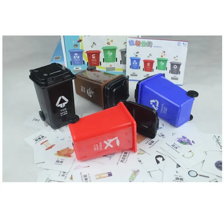 Рекламная подарочная продукция Penrack классификация мусора настольная игрушка для детей мини мусорная корзина