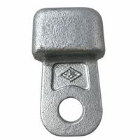Conector Tipo W con Ojo de Gancho, Accesorios de Unión Estándar, Placa de Suspensión con Cabeza de Cuenco, Conector de Torre para Soportes de Conductores