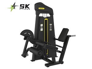 Máquina de extensión de piernas sentado con carga de placas SK Commercial, equipo de gimnasio para entrenamiento de fuerza y ejercicio de aislamiento muscular de cuádriceps - Product Image 1