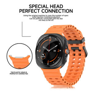 Correa de silicona para <span class=keywords><strong>Samsung</strong></span> para Galaxy <span class=keywords><strong>Watch</strong></span> Ultra 47mm Correa deportiva suave de lujo correa de pulsera para hombres <span class=keywords><strong>reloj</strong></span> de <span class=keywords><strong>mujer</strong></span> Ultra 47mm - Product Image 6