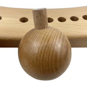 Hersteller Direkt vertrieb Universal Massivholz-Lendenwirbel massage kissen-Entlasten und reparieren Sie das Traktion kissen der Lendenwirbel säule - Product Image 3