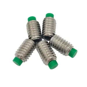 1/4-20 4-40 6-32 8-32 M2 M2.5 M3 M4 M5 Plastic Rubber nylon Tip grub set screw with soft tip