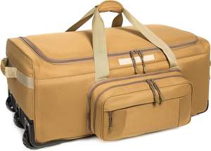 Bolsa de equipaje grande portátil personalizada de fábrica con <span class=keywords><strong>ruedas</strong></span>, Maleta de viaje, bolsa de lona de 120L para hombres y mujeres - Product Image 2