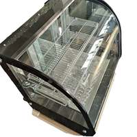 Présentoir à gâteaux circulaire réfrigérateur comptoir boulangerie vitrine chaud mini réfrigérateur chauffe-gâteaux