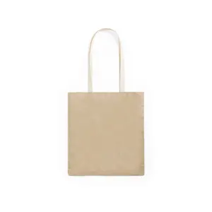 Sac en papier laminé naturel, merchandising durable - Product Image 1