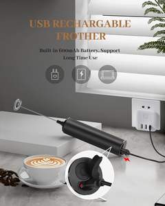 Batidor de Espuma de Leche y Café Portátil, Ecológico, Automático, con Batería, para Cocina, con Logotipo Personalizado al por Mayor - Product Image 3