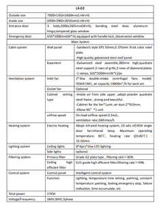 Équipement <span class=keywords><strong>de</strong></span> réparation automobile / Cabine <span class=keywords><strong>de</strong></span> <span class=keywords><strong>peinture</strong></span> automobile / Four <span class=keywords><strong>de</strong></span> séchage automobile / Cabine <span class=keywords><strong>de</strong></span> <span class=keywords><strong>peinture</strong></span> diesel pour clients étrangers - <span class=keywords><strong>Acheter</strong></span> une cabine <span class=keywords><strong>de</strong></span> <span class=keywords><strong>peinture</strong></span> par pulvérisation - Product Image 6