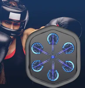 益智新款升级智能音乐拳击机靶板蓝牙家用健身房运动壁挂式拳击训练器材