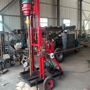 Nueva plataforma de perforación de pozos de agua pequeña y fácil, plataforma de perforación de pozos, bomba de agua de 100m de profundidad, hecha en China - Product Image 1