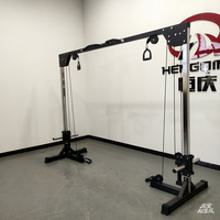 Appareils de musculation à domicile avec système de poulies à câble, machine de crossover à câble avec 4 poignées pour un entraînement complet du corps HQ1235