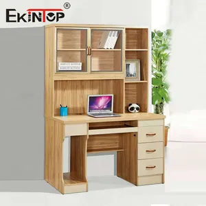 Ekintop木制有竞争力的价格简单办公桌电脑桌学生学习桌家庭行政办公桌