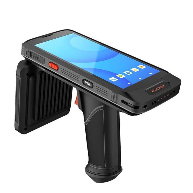 Portable ABS Handheld RFID Scanner Reader with Android 10.0 7200mAh Battery Long Range UHF for Inventory Management