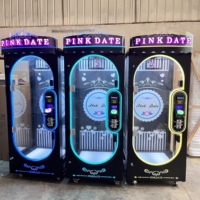 Machine à ciseaux à monnayeur Pink Date Cut pour centre d'attractions, jeu d'arcade à prix à gagner, rendement élevé (ROI)