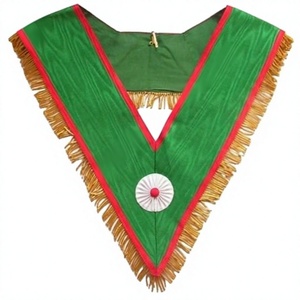 Badges magnétiques en cuir personnalisés avec perles, motif Écossais Maître de St. Andrew, pour usage promotionnel - Product Image 1