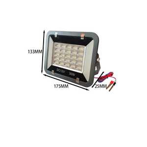ไฟส่องสว่างแบบเหนี่ยวนำสำหรับภายนอกอาคาร กำลังไฟต่ำ 30w DC12v แบบพกพา กันน้ำ IP65 พร้อมสายทองแดง วัสดุ ABS สำหรับสวน ขายส่ง - Product Image 6