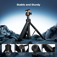 K&F Concept Trépieds perche à selfie 65 cm pour DJI Osmo Nano/Osmo Action 6, Perche à selfie trépied magnétique à dégagement rapide en gros
