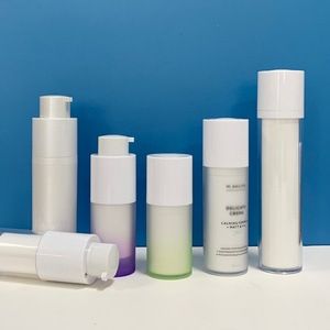 Cosmetic Packaging White Plastic Vacuum Airless <b>Pump</b> <b>Bottle</b> for Lotion Cream Foundation Airless <b>Pump</b> <b>Bottle</b> 15ml 30ml 50ml - Product Image 3