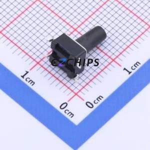 TS-1102SD-C-N-B Tactile Switch SMD-4P,6x6mm Switch Single Pole Single Throw Round Button 2.6N Vertical Mount - Product Image 2