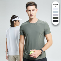 Fabricant de t-shirts, t-shirt de sport pour homme personnalisé, séchage rapide, 170 g, spandex/nylon, respirant, séchage rapide, t-shirts de sport pour homme