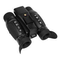 Gafas de Visión Nocturna Digital Infrarroja 4K con Alcance de 350m, Zoom 8X, Linterna de 3W, Montaje en Casco, Grabación, Binoculares