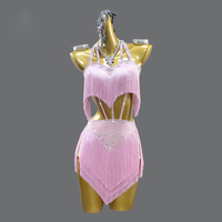 Robe de danse latine professionnelle pour adultes, tutu et jupes sexy, tissu en spandex confortable, costume de scène pour femmes