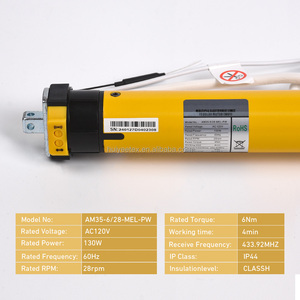 Motor Tubular <span class=keywords><strong>AM35</strong></span> para Persiana Enrollable con Cable, Motor de CA de 120 V, Motor para Persianas Motorizadas, Motor para Cortinas de Ventana con Control Remoto - Product Image 3