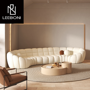 Muebles multifunción para el hogar hechos a medida, Tela Gris eléctrica, muebles italianos de lujo para sala de estar, sofá moderno - Product Image 6