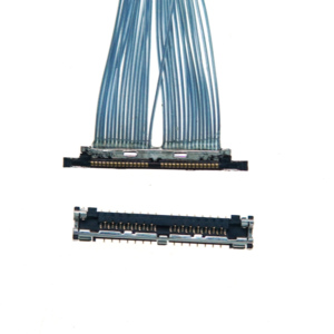 Hoogwaardige DF56 26/30/40/50-pins 0,3 mm pitch LVDS coaxiale kabel op maat gemaakte lengte EDP display verbindingskabel - Product Image 6