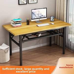 <span class=keywords><strong>Table</strong></span> pliante en bois moderne et simple, portable, pour ordinateur, salle à manger, formation, bureau long, <span class=keywords><strong>table</strong></span> de bar - Product Image 1