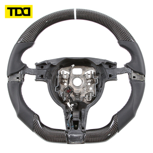 พวงมาลัยคาร์บอนไฟเบอร์แท้ TDD สำหรับ Porsche 911 997 Gt3 Cayenne Panamera 970 Gt3 rs gt4 เกียร์ธรรมดา - Product Image 4