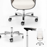 Siège de bureau élégant, écologique, minimaliste et réglable en hauteur |   Chaise de bureau pivotante ergonomique pour la maison, le bureau et le salon