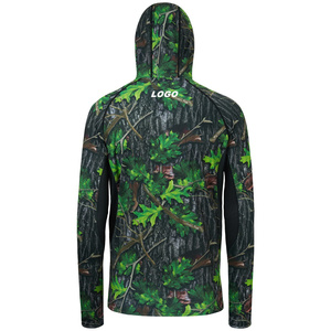 Bán Buôn Săn Bắn Ngụy Trang Quần Áo Nhanh Chóng Khô Thoáng Khí Camo Dài Tay Áo Săn Bắn Áo Sơ Mi Lỏng In Polyester Săn Bắn Mặc - Product Image 2