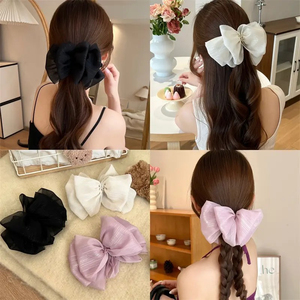 Serre-tête polyvalent à nœud papillon, design populaire et très vendu, accessoires de mode pour femmes, vente en gros de bijoux - Product Image 1