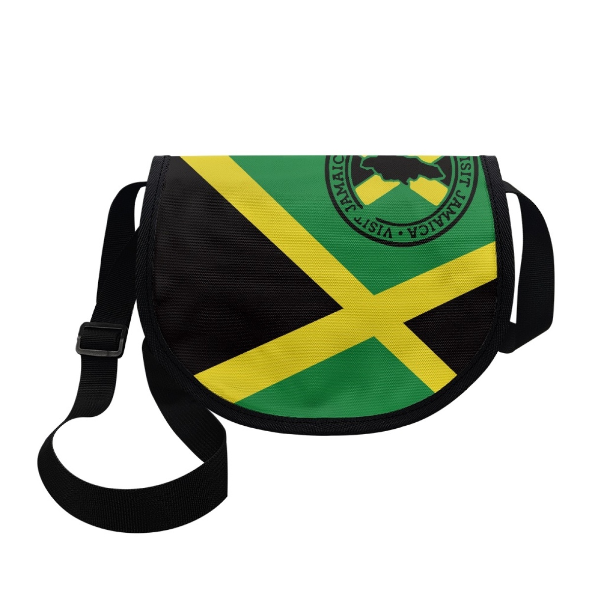 Shop Our High Quality Custom Jamaica Flag Print Messenger Bag