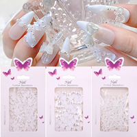Nouvelle perle ongles accessoires sac mignon 3D fond plat Alien amour pêche coeur perle Nail Art