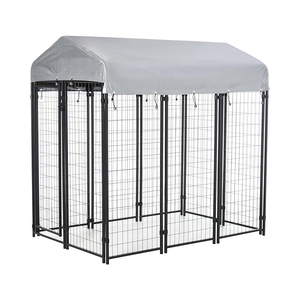 Cages de chenil de maison d'extérieur imperméables multiples respirantes et sûres imperméables à la pluie avec des abris de couverture de toit - Product Image 2