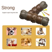 Fournisseur de produits pour animaux de compagnie OEM ODM – Brosse à dents pour chien, jouet à mâcher en forme d'os qui couine, bâton d'entraînement résistant et durable pour animaux de compagnie