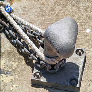 Chaîne de liaison d'ancre de navire soudée marine, chaîne à maillons à goujon U1 U2 U3, taille du maillon (6Dx3.6D) - Product Image 2