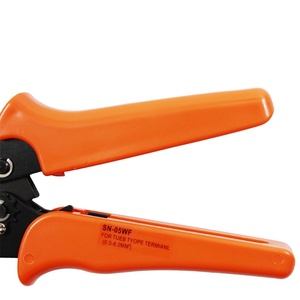 Tools Mini European-style Crimping Pliers 0.5-6.0mm Tubular Terminals Front Entry High Carbon Steel - Product Image 3