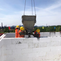 Blocs de panneaux EPS pour la construction de bâtiments, coffrages thermiques isolants en béton avec panneaux de mousse durables