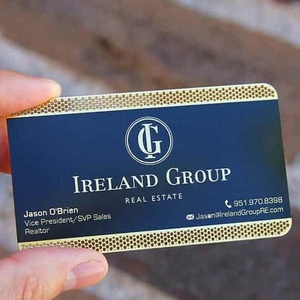 นามบัตรอลูมิเนียมโลหะเปล่าพิมพ์ซับลิเมชันระดับพรีเมี่ยม - Product Image 1