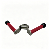 Poignée triceps multi-fonctions pivotante en V, fixation de câble robuste, barre ergonomique antidérapante pour tirage latéral