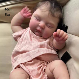 Poupée bébé reborn en gros pour les enfants, cadeaux pour filles, jouet réaliste et mignon, nouveau-né simulé, accessoires de jeu d'imitation - Product Image 4