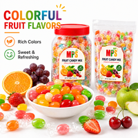 Usine de bonbons OEM Assortiment de bonbons pour enfants Mélange de bonbons aromatisés Aigre Doux Épicé Multicolore Gummy Halal Snacks Nouvelle bouteille fruitée