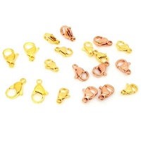 Yiwu Aceon – bijoux en acier inoxydable 9 à 20mm, divers bijoux à faire soi-même, fermeture de chaîne, fermoir mousqueton plaqué IPG poli brillant