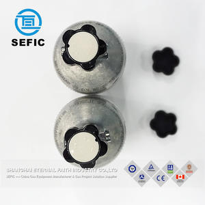 Cilindro de <span class=keywords><strong>co2</strong></span> de aluminio, fabricante de refrescos, 250bar, 0.6l, 2l, alta calidad - Product Image 5