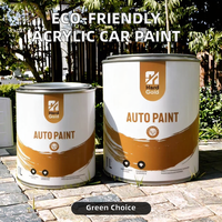 Peinture acrylique transparente de haute qualité pour voitures et meubles Revêtement liquide de couleur métallique solide écologique Prix d'usine Peinture en aérosol