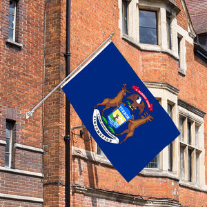 ธงมิชิแกนขนาด 3x5 ฟุต ขายส่ง ผลิตจากโพลีเอสเตอร์ 68D/100D พิมพ์ดิจิทัล เป็นมิตรกับสิ่งแวดล้อม ทนทาน ปรับแต่งได้ ทุกประเทศ จัดส่งรวดเร็ว - Product Image 6